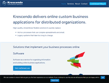 Tablet Screenshot of krescendo.com